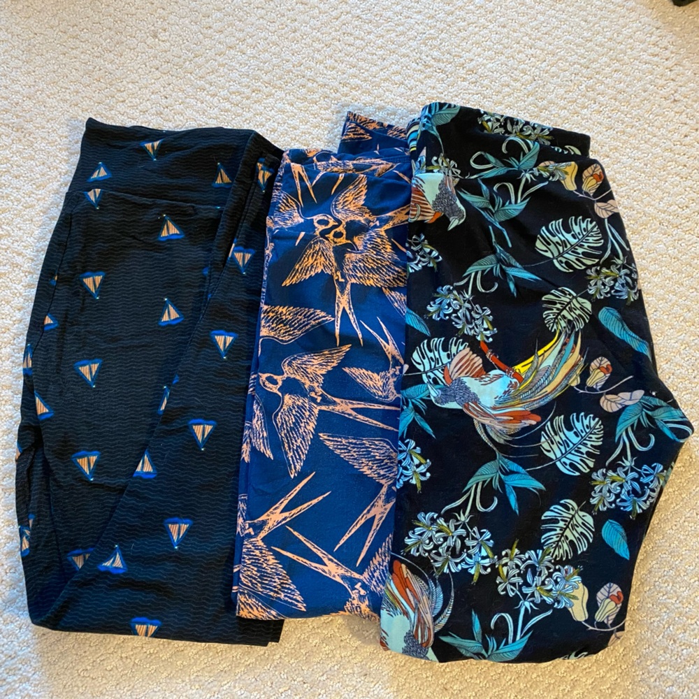 3 pairs LuLaRoe leggings